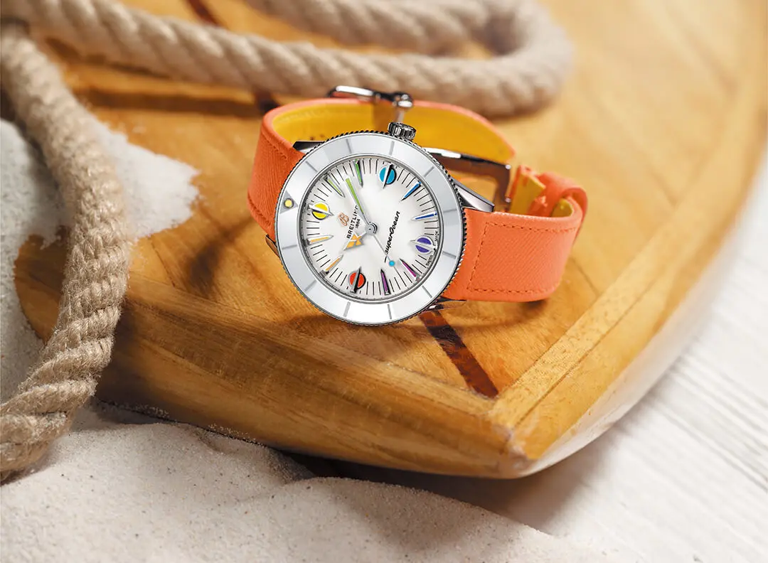 Breitling’s Superocean Heritage ’57 Pastel Paradise Capsule Collection