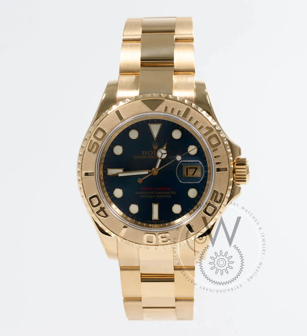 Yacht-Master 40mm 18k Yellow Gold, Blue Dial