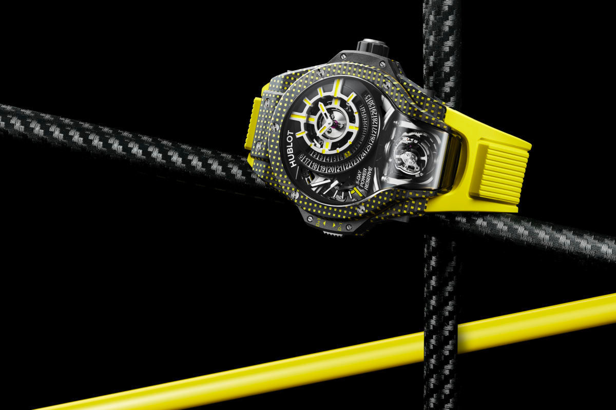 MP-09: New Coloured 3D Carbon and Its Tourbillon Bi-Axis
