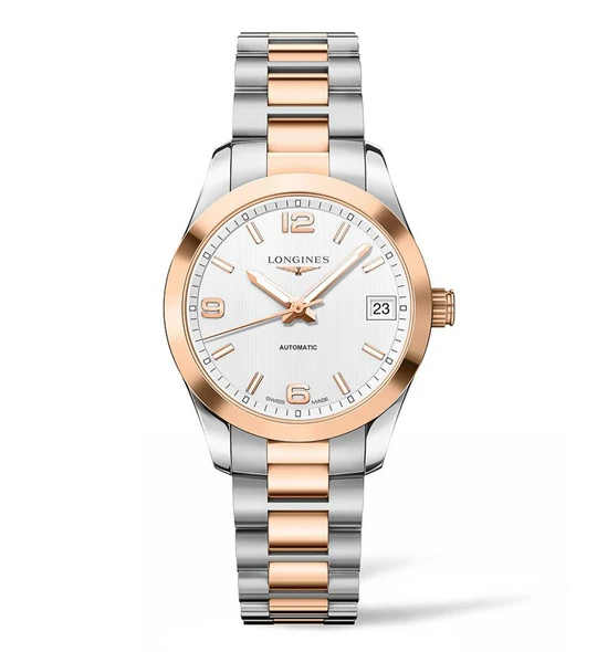 Conquest Classic 34mm Stainless Steel/Gold Cap 200