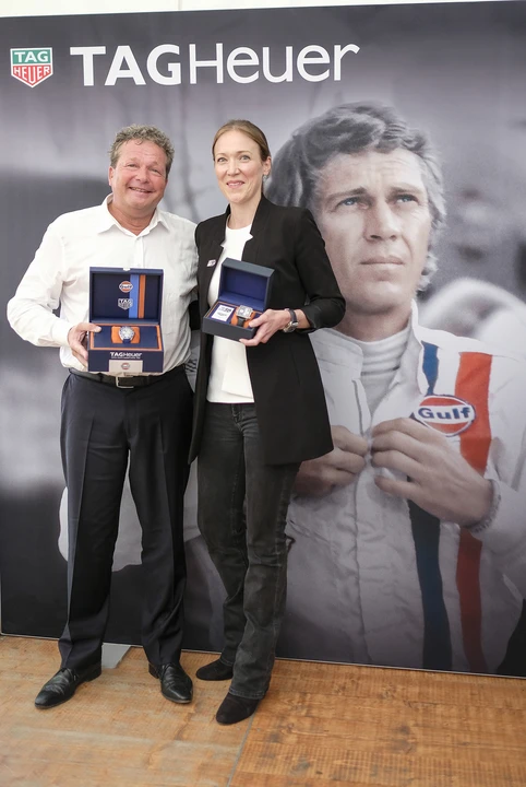 Tag Heuer X 50 Th Anniversary of The Gulf Victory in The 24 Hours of Le Mans