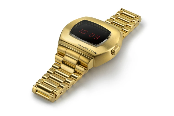 The Hamilton Pulsar yellow gold PVD 