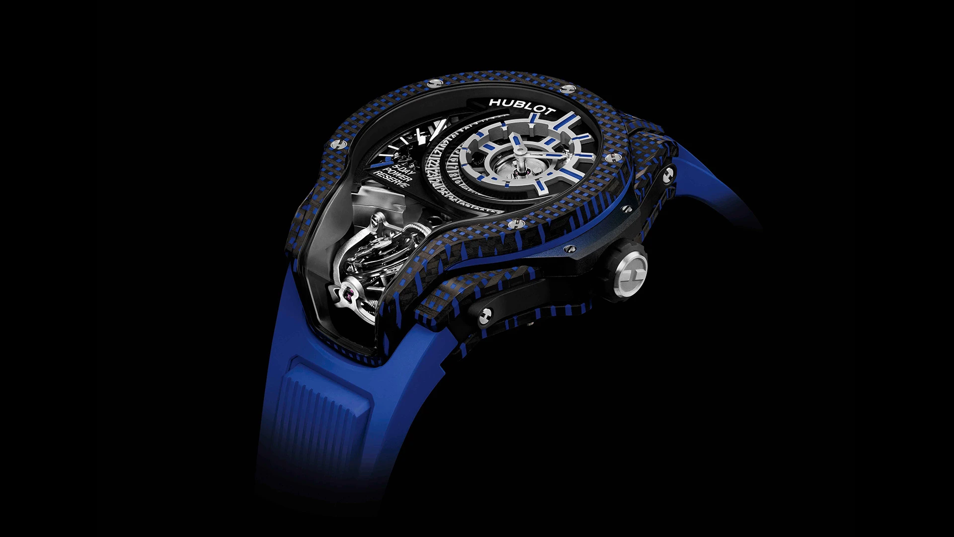 MP-09: New Coloured 3D Carbon and Its Tourbillon Bi-Axis