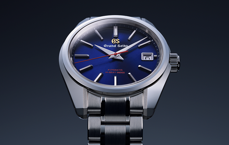 Hi-beat 36000 with a dial in Grand Seiko’s signature blue