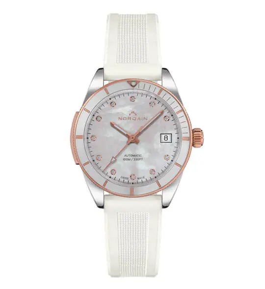 Adventure Sport Lady Auto Steel & Gold - White