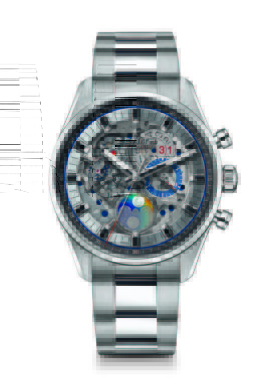 Chronomaster El Primero Grande Date Full Open Steel with Bracelet