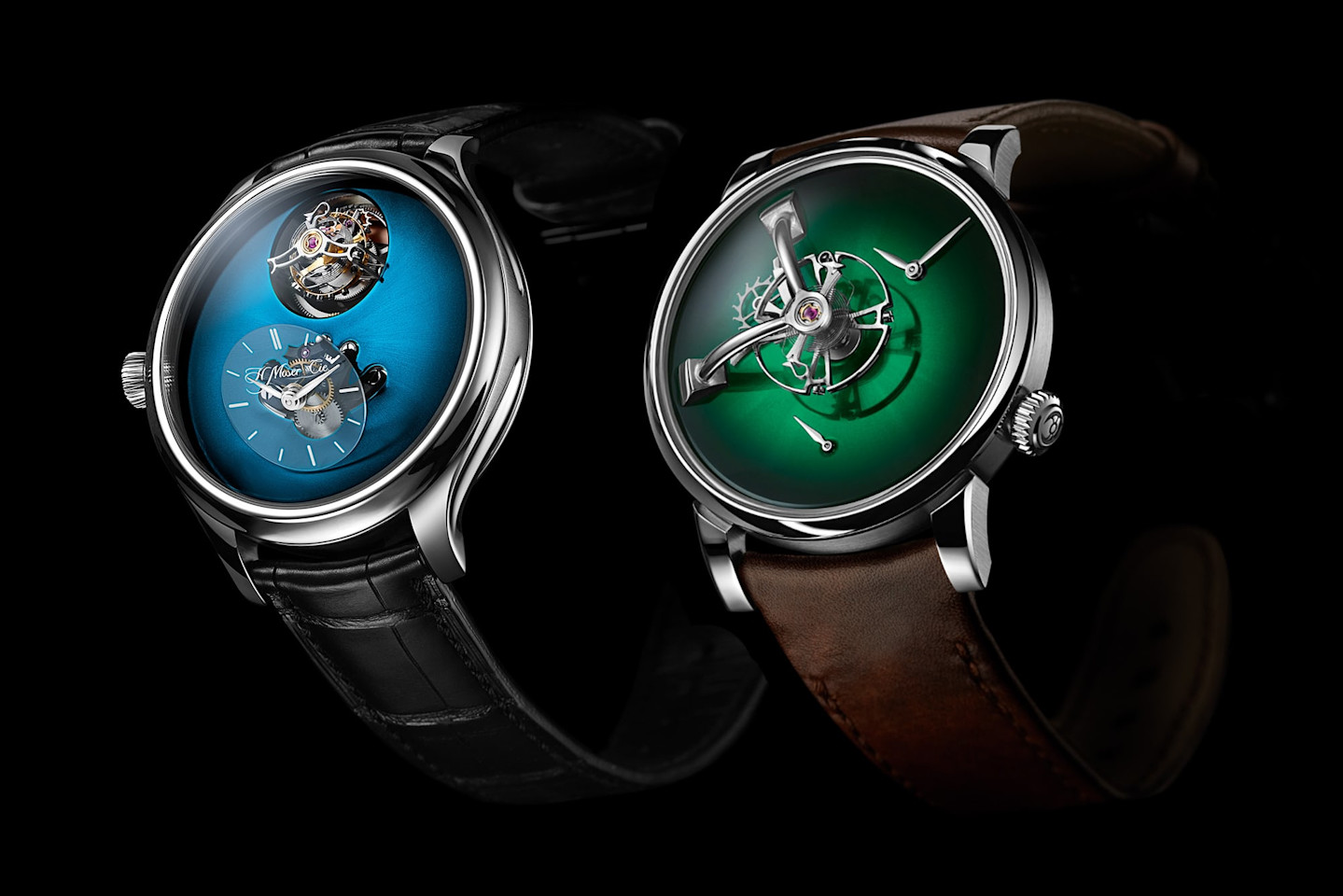 MB&F x H. Moser LM101 & Endeavour Cylindrical Tourbillon