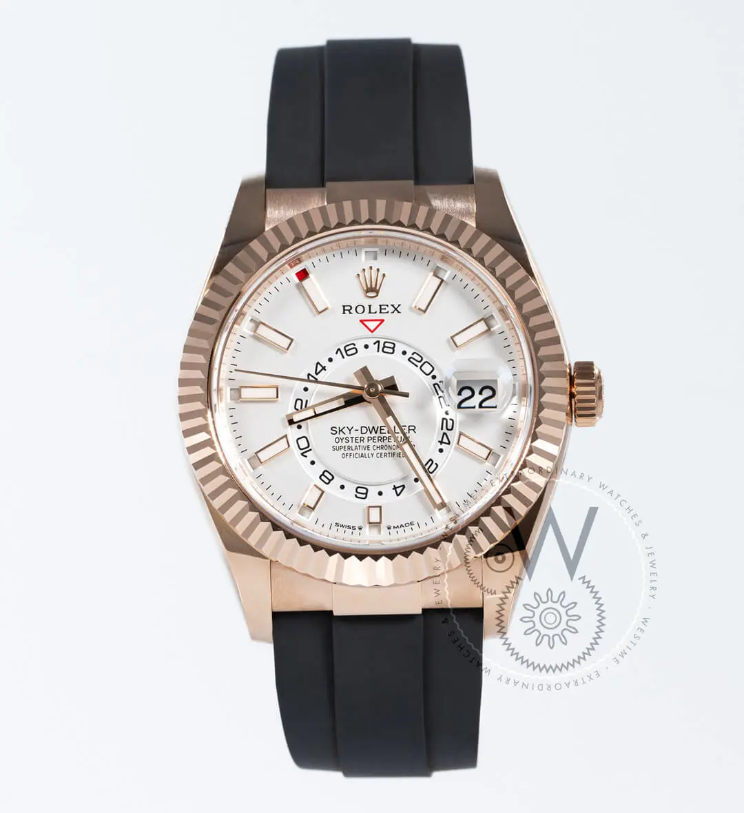Sky-Dweller Rose Gold Silver Dial