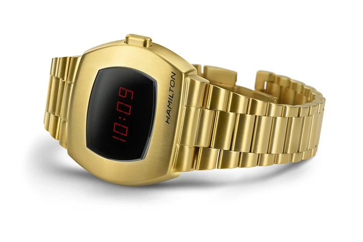 The Hamilton Pulsar yellow gold PVD 