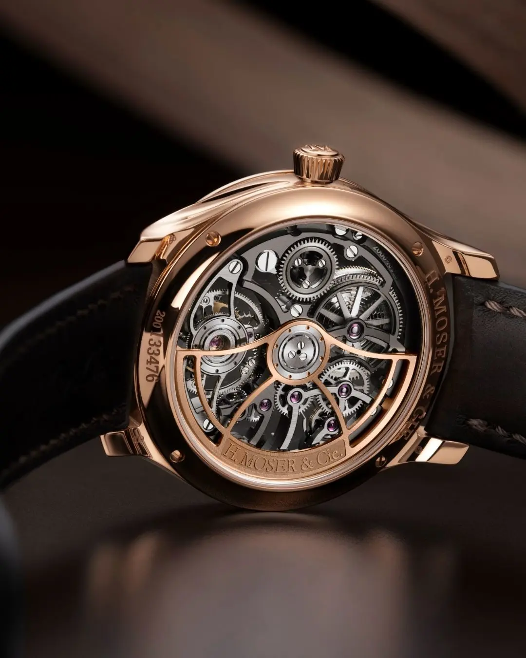 HMoser 1814-0400 Endeavour Tourbillon RG Skeleton Lifestyle Social Media - 2