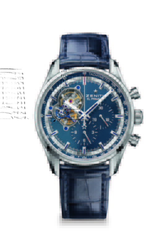 El Primero Chronomaster Open Steel Blue Dial