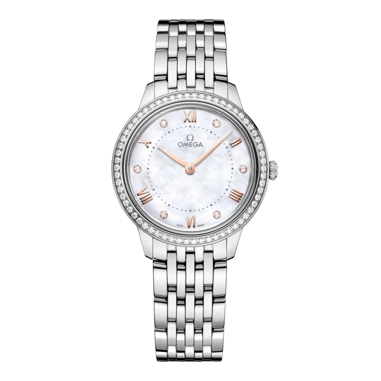 OMEGA De Ville Prestige White Mother of Pearl