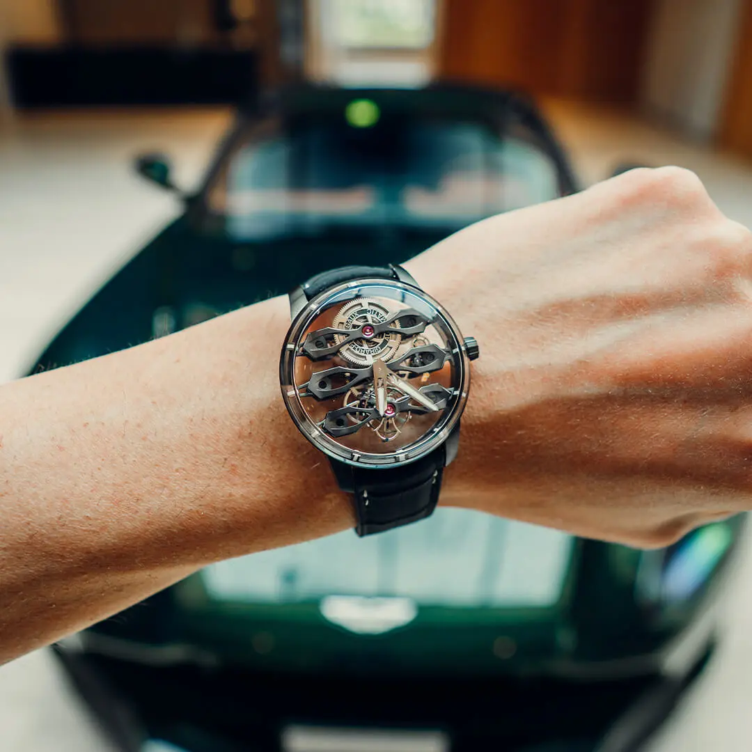 Tourbillon with Three Flying Bridges – Aston Martin Edition