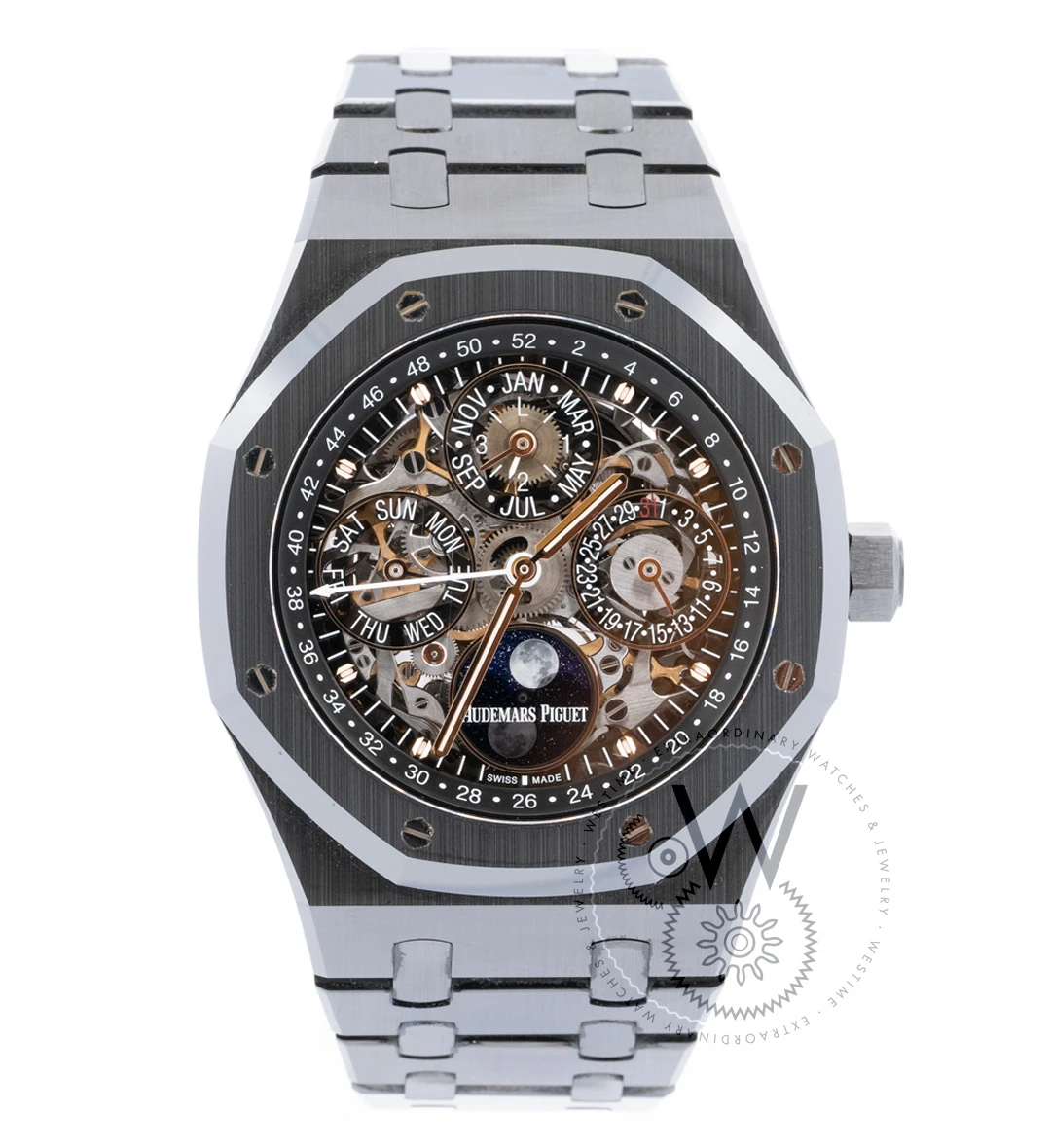 Royal Oak Perpetual Calendar Openworked 41mm Black Ceramic