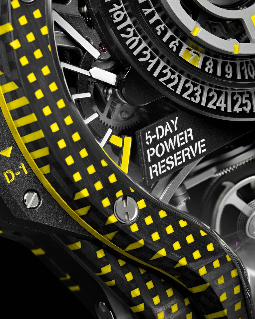 MP-09: New Coloured 3D Carbon and Its Tourbillon Bi-Axis
