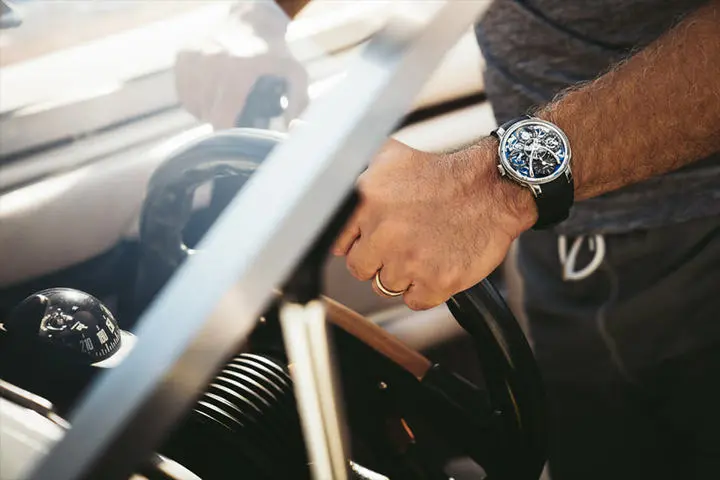 MB&F’s Legacy Machine Perpetual Evo black 