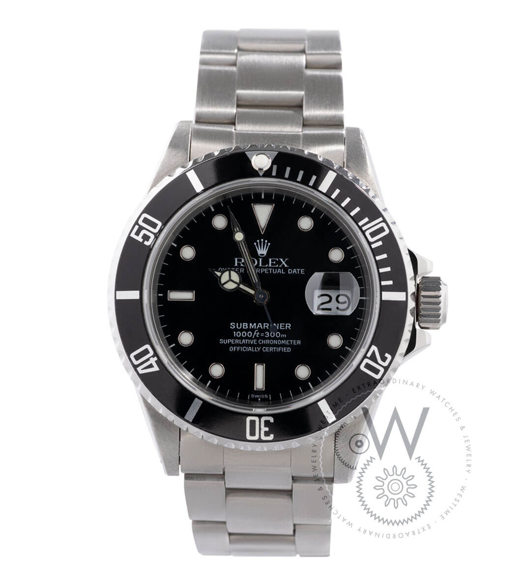 Rolex Submariner Date Black Dial 40mm
