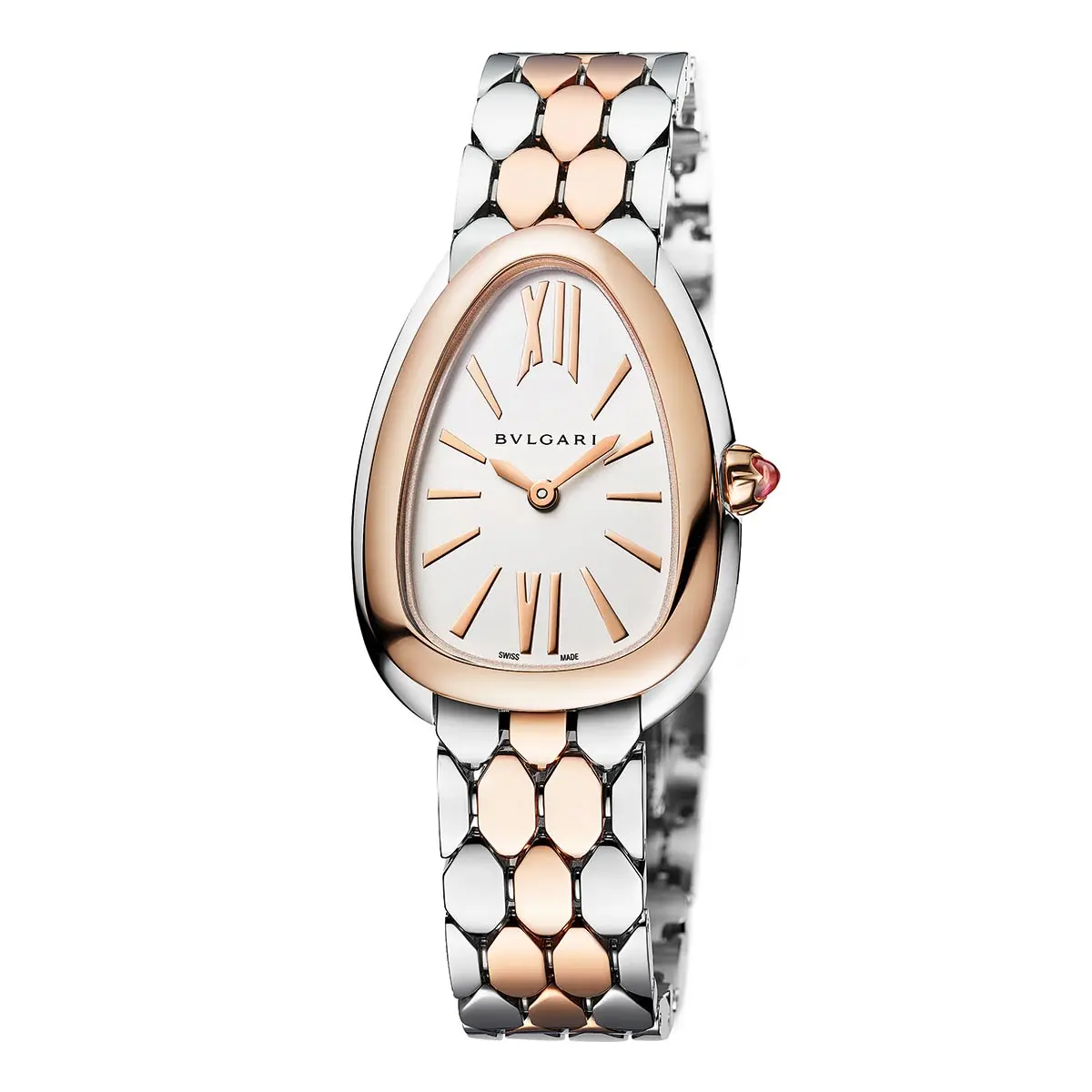 Bvlgari Serpenti Seduttori Tourbillon rose gold and white gold