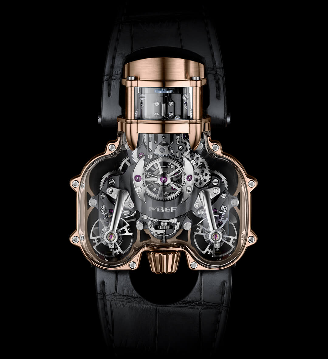 MB&F HM9 'Sapphire Vision' RG Black