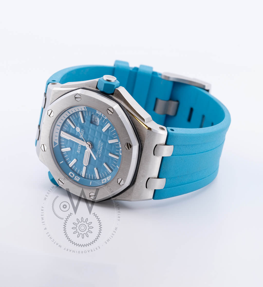PSA10　ヘルクレスオオカブト　ダイヤモンドブルー Audemars Piguet Royal Oak Offshore Diver Case Steel Dial Blue 42mm