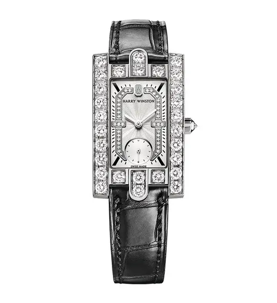 Avenue Classic 18K White Gold With Alligator Strap