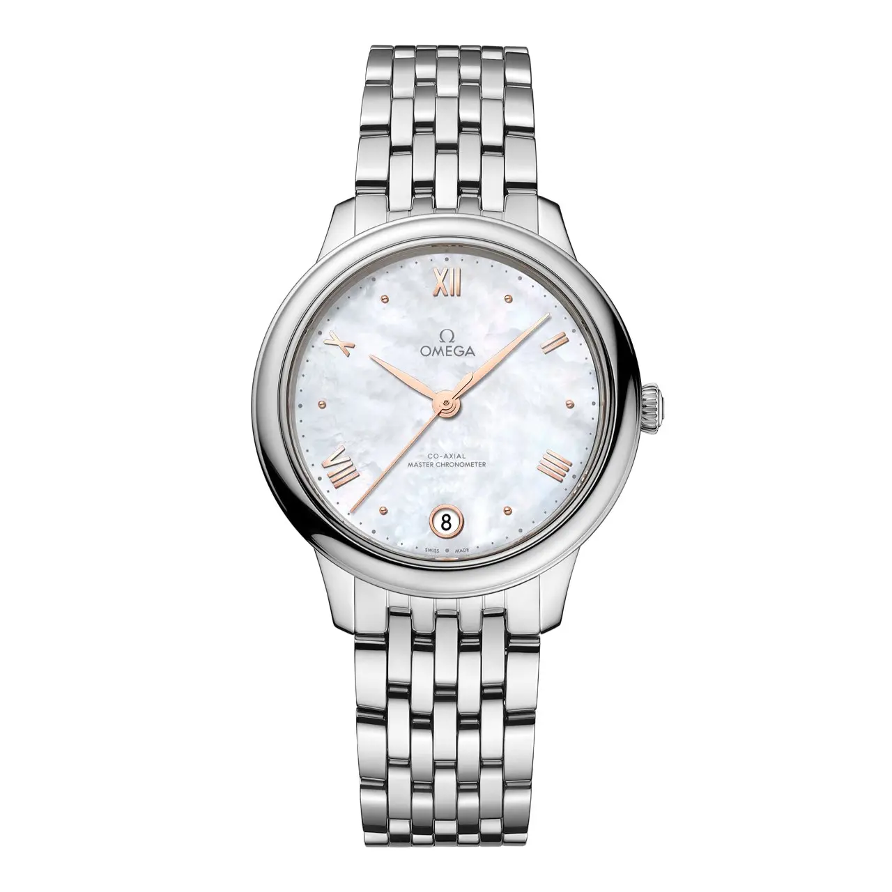 OMEGA De Ville Prestige White Mother of Pearl