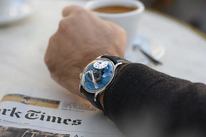 MB&F Legacy Machine Thunderdome - the world's fastest triple-axis regulating mechanism