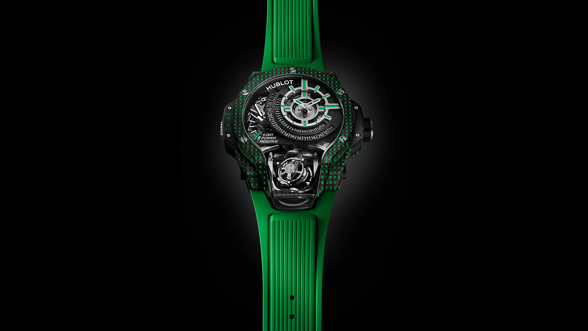 MP-09: New Coloured 3D Carbon and Its Tourbillon Bi-Axis
