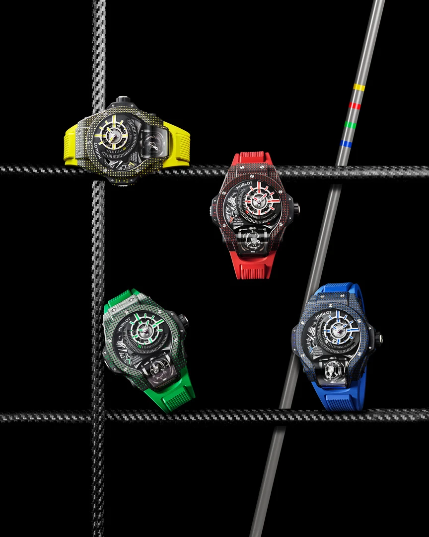MP-09: New Coloured 3D Carbon and Its Tourbillon Bi-Axis