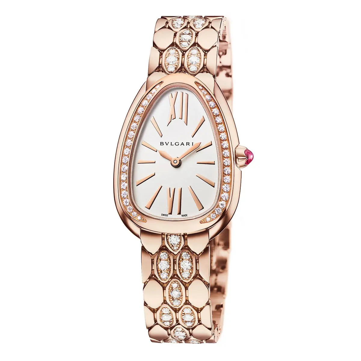 Bvlgari Serpenti Seduttori Tourbillon rose gold and diamonds