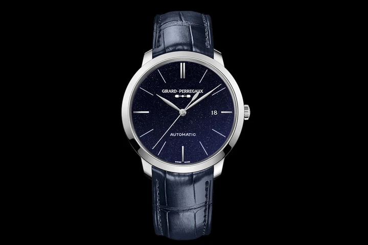Girard-Perreguax’s 1966 Orion Trilogy blue with Steel case