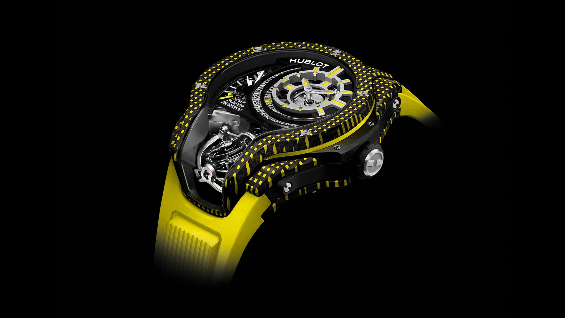 MP-09: New Coloured 3D Carbon and Its Tourbillon Bi-Axis