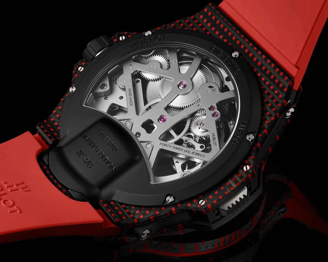 MP-09: New Coloured 3D Carbon and Its Tourbillon Bi-Axis