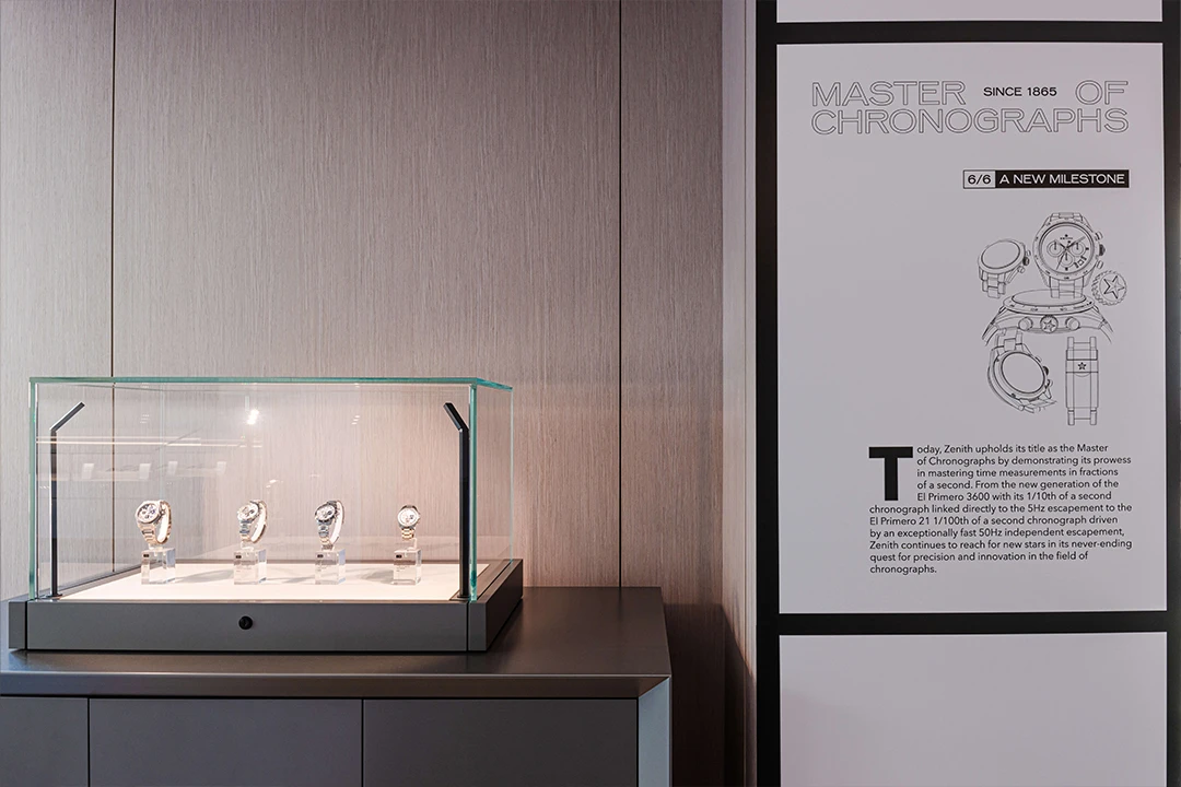 Zenith Presents “Master of Chronographs”: An Immersive Exhibit at Westime Beverly Hills Celebrating Its Historic El Primero Movement