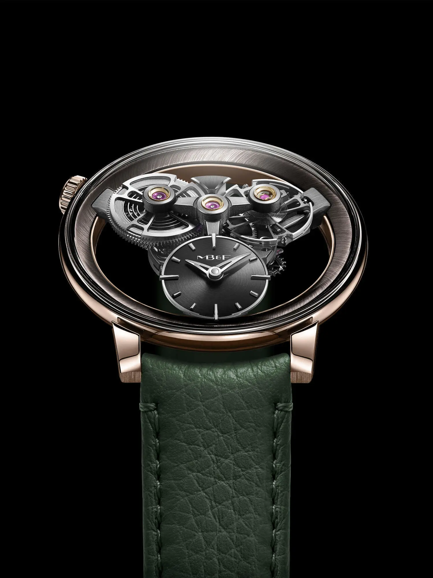 low res MBandF SP One Rose Gold Face Black Hres