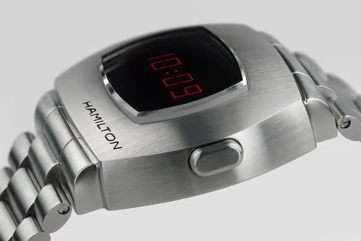 The Hamilton Pulsar  stainless steel