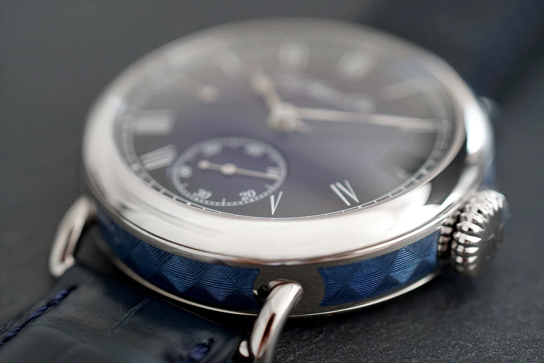H. Moser & Cie The Heritage Perpetual Calendar Midnight Blue Enamel