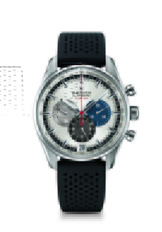 メルメル※ Chronomaster El Primero - 42 mm Steel Silver Dial Tricolor