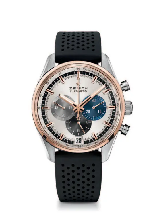 Chronomaster El Primero  - 42 mm Two tone with Rubber Strap