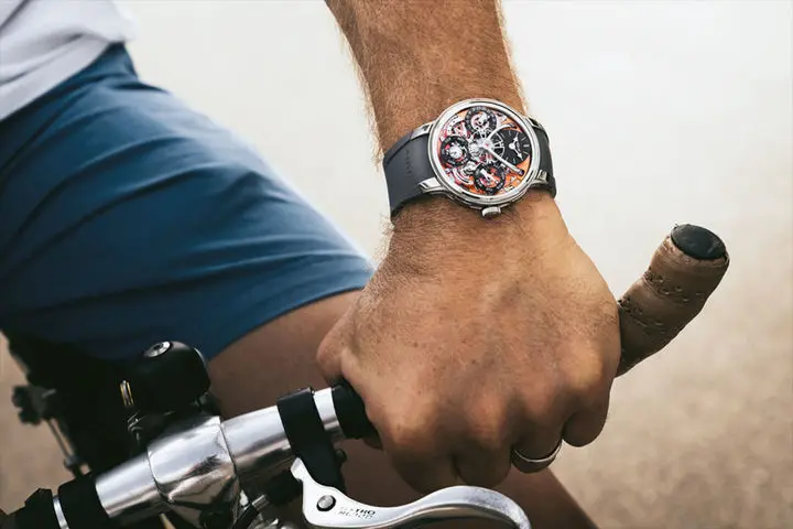 MB&F’s Legacy Machine Perpetual Evo black 