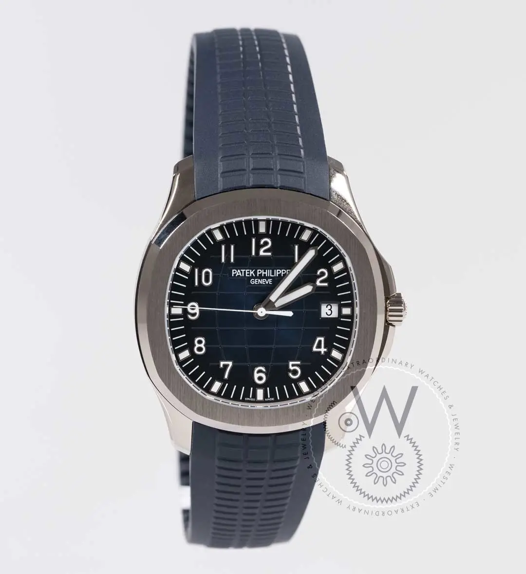 Aquanaut White Gold Blue Dial