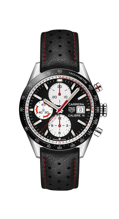 the Carrera Calibre 16 Chronograph Debut from TAG Heuer