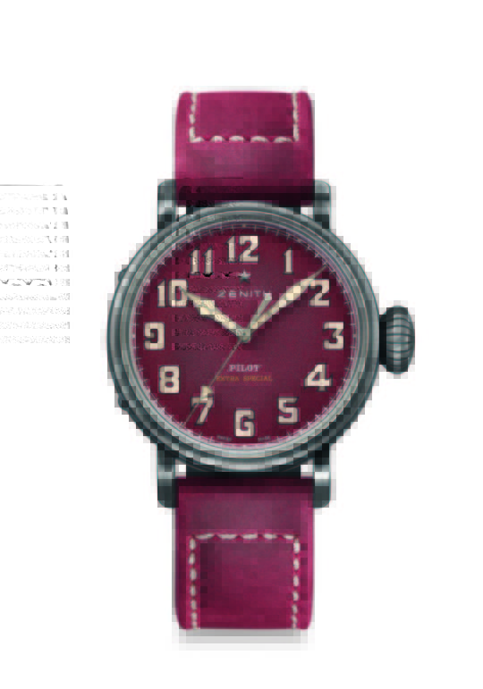 Pilot Type 20 Extra Special - 40 mm Burgundy Dial Burgundy Nubuck