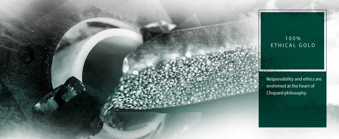 Responsibility and ethics are values enshrined at the heart of Chopard’s philosophy. As a vertically integrated independent company, we produce all of our gold alloys in our own in-house foundry, and have done since 1978.