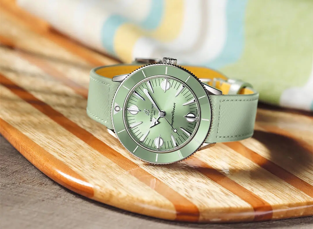 Breitling’s Superocean Heritage ’57 Pastel Paradise Capsule Collection