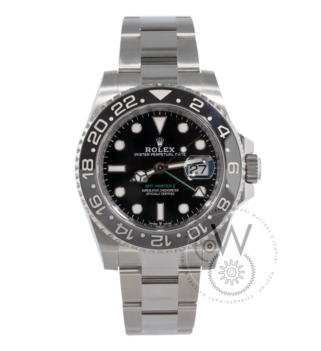 GMT-Master II Black and Grey Bezel Stainless Steel