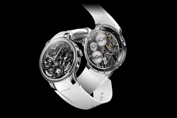 MB&F’s Legacy Machine Perpetual Evo white