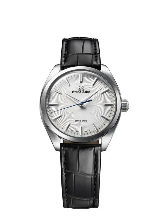 Grand Seiko Elegance collection: 20th anniversary edition of Spring Drive stainless steel with a sunray dial pattern