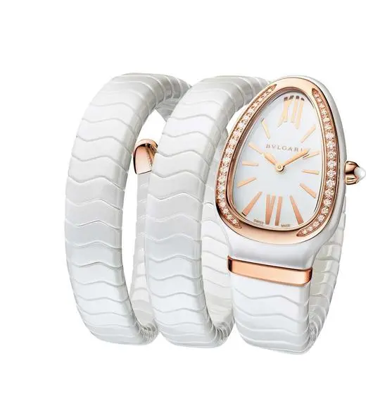 Serpenti Spiga White Ceramic