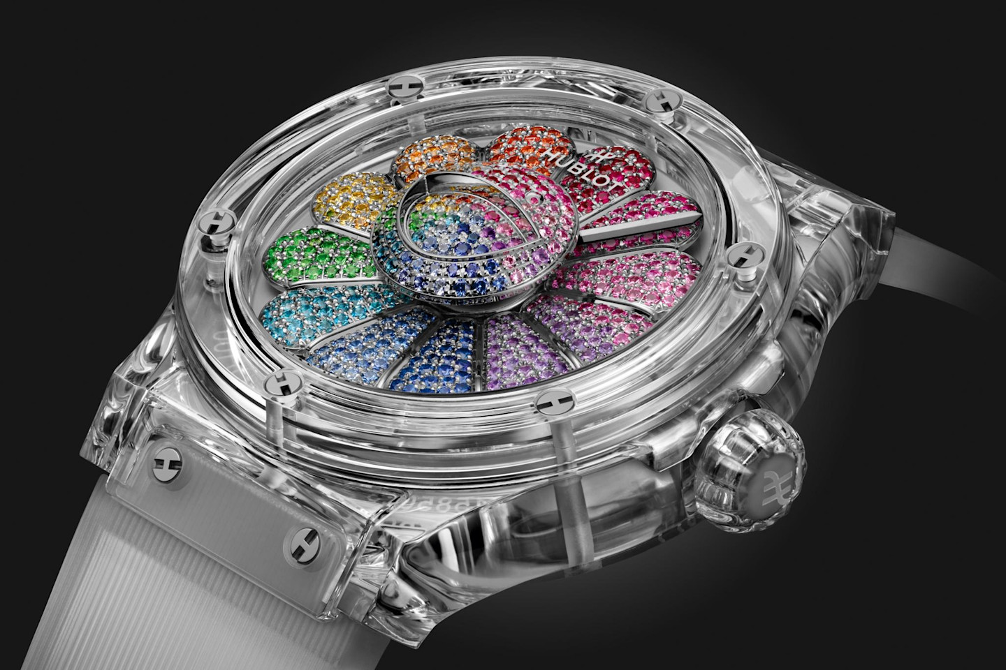 Hublot: Classic Fusion Takashi Murakami Sapphire Rainbow